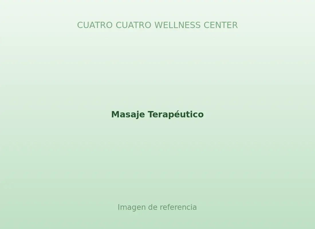 Masaje Terapéutico